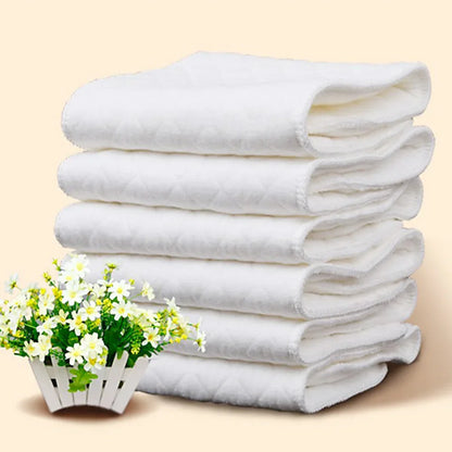 10pcs Cotton Diapers Children Washable Reusable Baby Diaper Pad Folding Kids Changing Pads