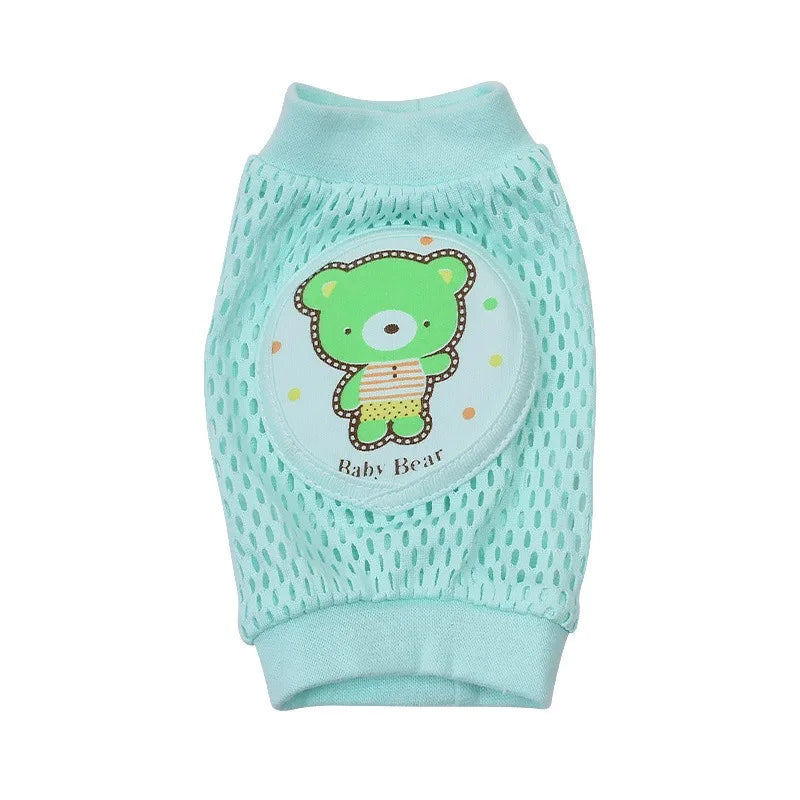 Baby Knee Pads 1 Pair - Thin Summer Crawling Protection,  Infants & Toddlers