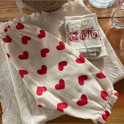 Organic Cotton Baby Pants Newborn Toddlers Print Soft Muslin Clothes Pants Capris