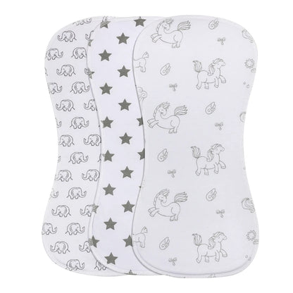 Baby Burp Cloths Baby Burp Bibs Feeding Nursing Towel Cotton for Girls & Boys