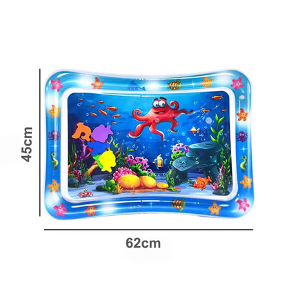 Baby Water Play Mat Inflatable Cushion PVC Infant Tummy Time Toddler Water Pad for Kids