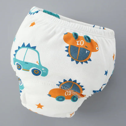 Baby Training Pants Cotton Cloth 6 Layers Cloth Baby Diapers Breathable Reusable Washable