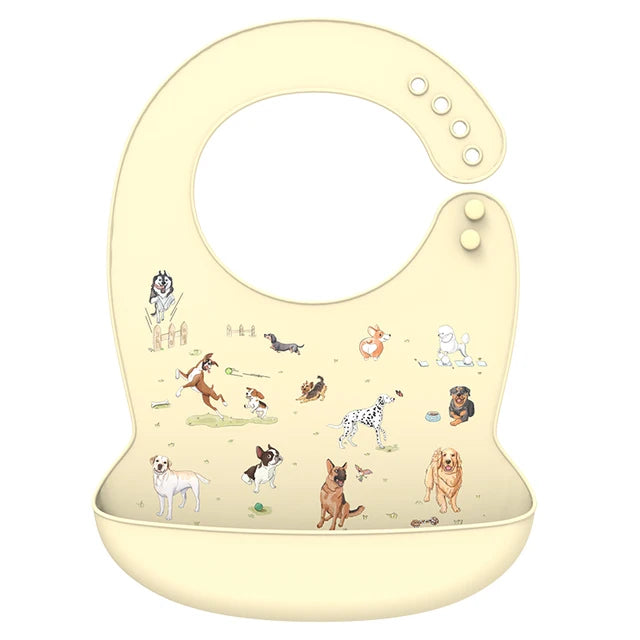Silicone Bib Waterproof Saliva Dripping Banana Bibs Cartoon Soft Edible Aprons Baby Adjustable Burp Scarf