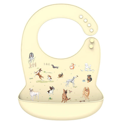 Silicone Bib Waterproof Saliva Dripping Banana Bibs Cartoon Soft Edible Aprons Baby Adjustable Burp Scarf