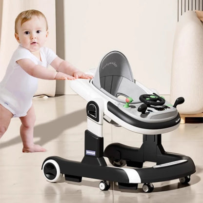 5 in 1 Baby Infant Walker Anti-Rollover Walker with Learning Toy for Infants anti-rollover Multifunctional